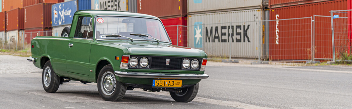 Amerykański Polski Fiat 125p Pick-up